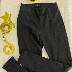 STELLA LUCE LOVELY WOMEN'S LEGGINGS PANTS BLACK/SILVER